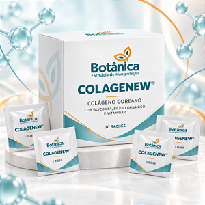 Colágeno Coreano Colagenew® com Glycoxil®, Silício Orgânico e Vitamina C | 30 Sachês