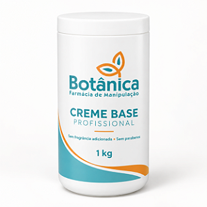 Creme Base Profissional Sem Fragrância e Sem Parabenos | 500 g e 1 kg