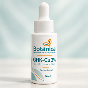 Sérum GHK-Cu 3% — Peptídeo de Cobre | 30 mL