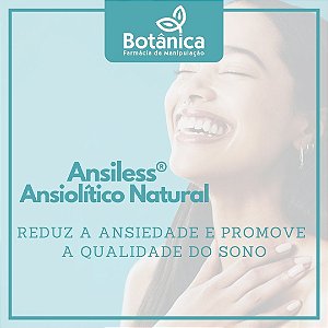 Ansiless 250 mg 60 cápsulas - Ansiolítico Natural -