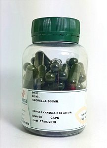 Clorella 500mg 60 cápsulas