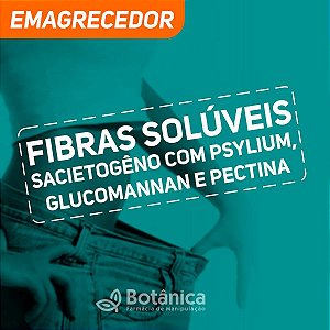 Emagrecedor Sacietogêno com Psylium, Glucomannan, Pectina