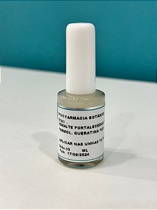 Esmalte Fortalecedor de Unhas 10ml com Óleo de Argan, Melaleuca, Formol, Queratina
