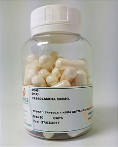 Faseolamina 500mg - bloqueador de carboidratos