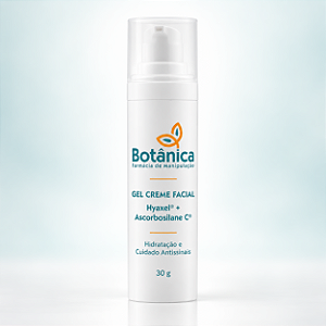 Gel Creme Facial com Hyaxel e Ascorbosilane C | Hidratação e Cuidado Antissinais