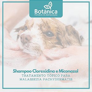 Shampoo clorexidina 2% e miconazol 2% 500ml