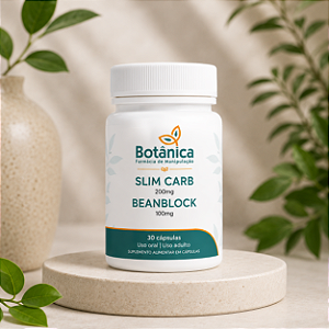 Slim Carb 200mg e Beanblock 100mg 30 cápsulas