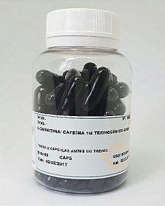 Termogênico L-carnitina + cafeína 1000mg 60cps
