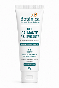 Gel Calmante Pós Microagulhamento com Aloe Vera, Alantoína e Aveia Coloidal 30g