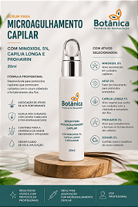 Sérum para Microagulhamento Capilar com Minoxidil, Capilia Longa e Prohairin 20ml