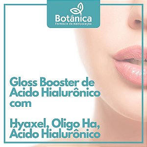 Gloss Booster de Ácido Hialurônico com Hyaxel, Oligo Ha, Ácido hialurônico