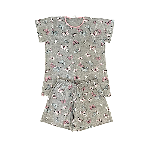 Pijama Meia Manga Adulto Feminino - Lily Pijamas