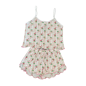 Baby Doll Feminino Adulto Estampado - Lily Pijamas