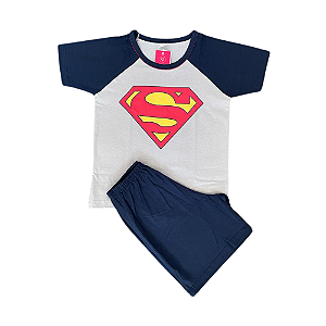 Pijama Meia Manga Infantil Super Homem - Lily Pijama