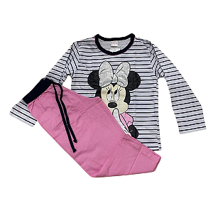 Pijama Longo Feminino Infantil Calça Comprida - Lily Pijamas