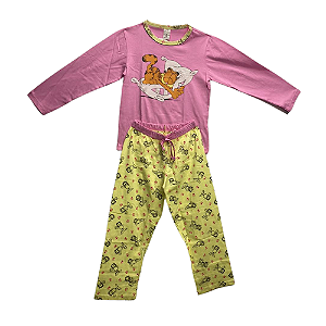 Pijama Longo Adulto Feminino Garfield - Lily Pijamas