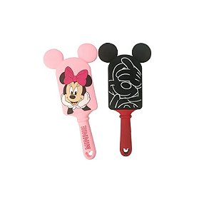 Escova de cabelo com ar Disney Mickey e Minnie Infantil ou Adulto