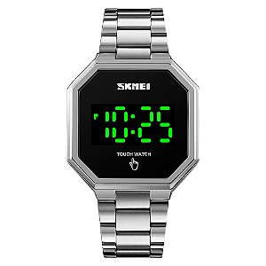 Relógio Unissex Skmei Digital 1696 - Prata