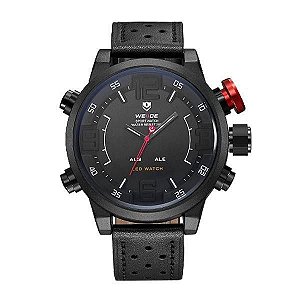 Relógio Masculino Weide AnaDigi WH-5210 - Preto e Branco