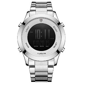 Relógio Masculino Tuguir Digital TG103 Prata