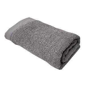 Toalha Banho 75 x 140 cm 100% algodão Eleganz Cinza Lm Peter