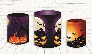 Trio De Capas P/ Cilindros Sublimado Halloween Veste Fácil