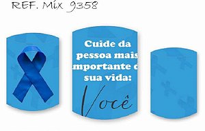 Trio De Capas P/ Cilindros Sublimado Novembro Azul Veste Fácil