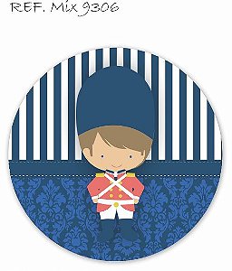 Painel Festa Redondo Sublimado Soldadinho C/elástico