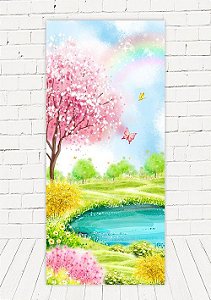 Painel Retangular Decorativo Para Festa Jardim