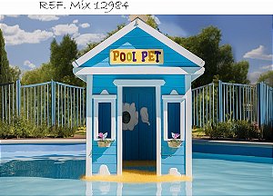 Fundo Fotográfico Cenário Pool Pet