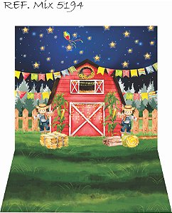 Fundo Fotográfico Cenário Newborn Festa Junina