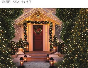 Fundo Fotográfico Sublimado 3D Natal