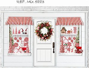 Fundo Fotográfico Sublimado 3D Natal