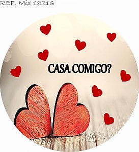 Painel Festa Redondo Sublimado Namorados C/elástico