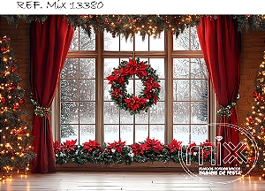 Fundo Fotográfico Sublimado 3D Natal