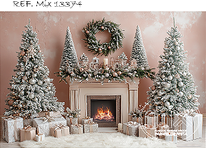 Fundo Fotográfico Sublimado 3D Natal