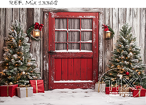 Fundo Fotográfico Sublimado 3D Natal