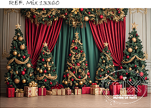 Fundo Fotográfico Sublimado 3D Natal