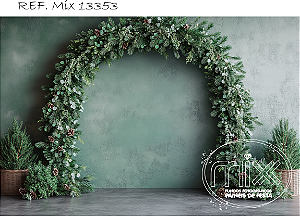 Fundo Fotográfico Sublimado 3D Natal