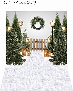 Fundo Fotográfico Sublimado 3D Newborn Natal