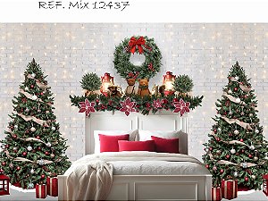 Fundo Fotográfico Sublimado 3D Natal