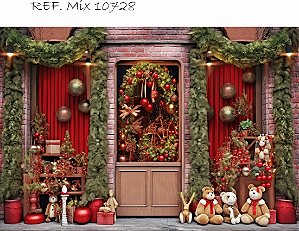 Fundo Fotográfico Sublimado 3D Natal