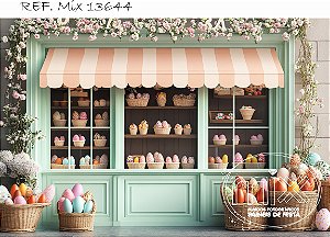 Fundo Fotográfico Sublimado Confeitaria Páscoa