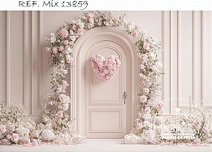 Fundo Fotográfico Porta rosas Claro