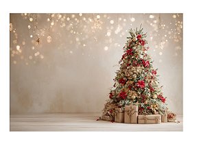 Fundo Fotográfico Árvore Natal