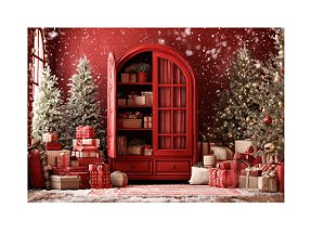 Fundo Fotográfico Presentes Armário