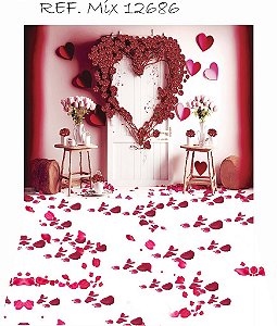 Fundo Fotográfico Vertical Cenário Dia Das Mães Floral