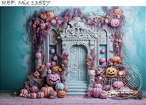 Fundo Fotográfico  Halloween Cute Lilás