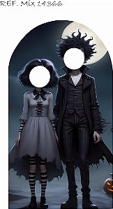 Painel Festa Romano Em Tecido Halloween Interativo