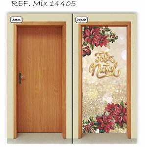 Capa Decorativa para  Porta  Natal Feliz Natal Escrita